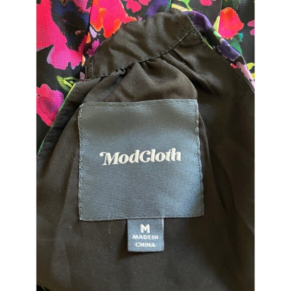 ModCloth Illuminated Elegance Chiffon Maxi Dress Size Medium - Picture 7 of 8